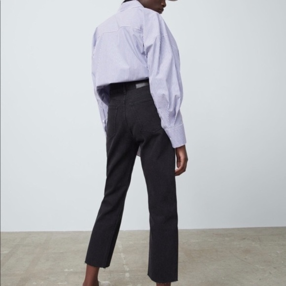 3. Zara High Rise Straight Leg Jeans - Picture 10 of 15